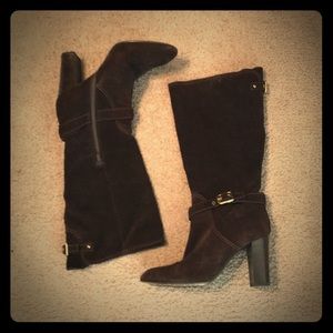♠️ Authentic COACH Chocolate Suede Boots♠️